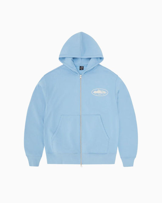 Corteiz ZIP HOODIE Baby Blue
