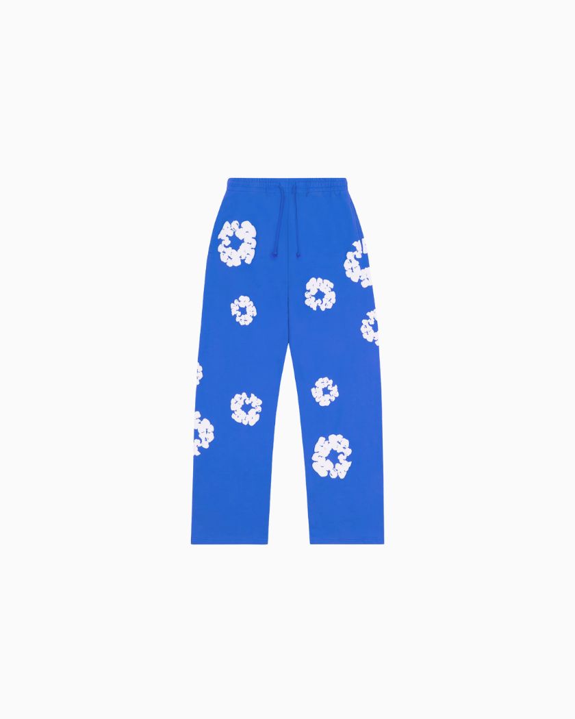 Denim Tears Cotton Wreath Baggy Sweatpants Blue