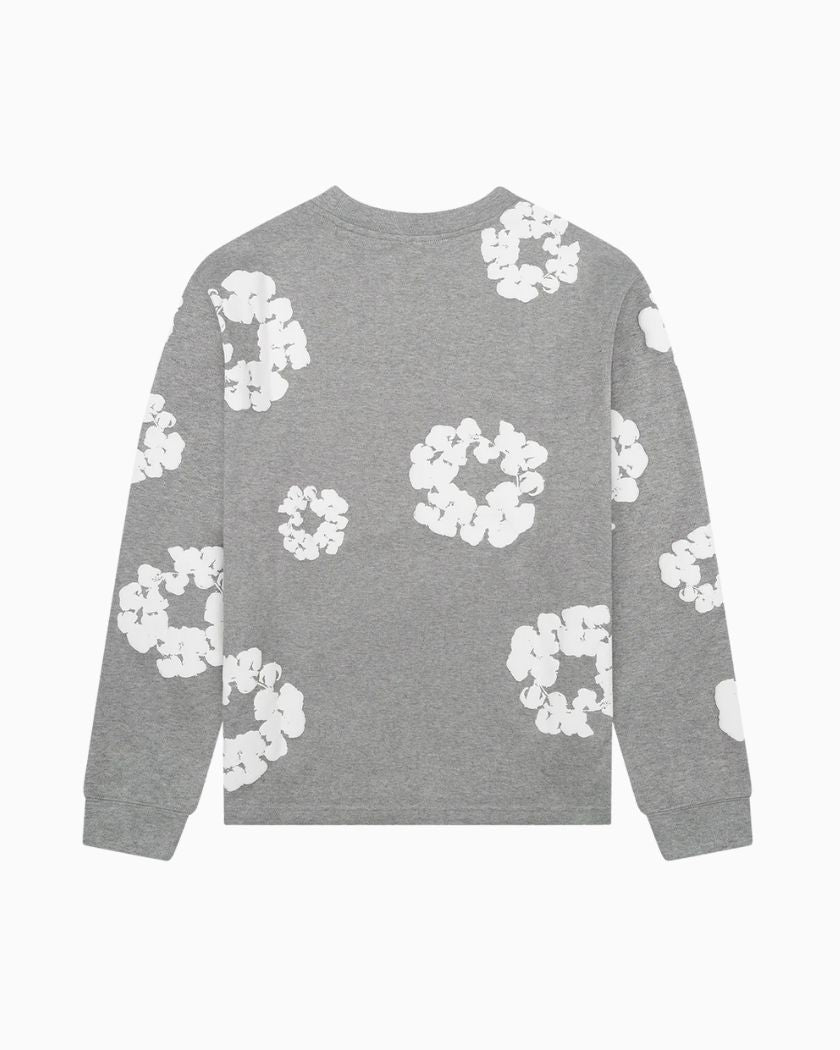 Denim Tears Cotton Wreath Long Sleeve Grey