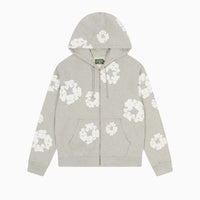 Denim Tears Cotton Wreath Zip Hoodie Grey