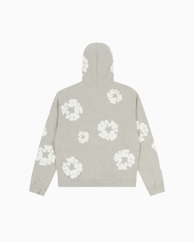Denim Tears Cotton Wreath Zip Hoodie Grey