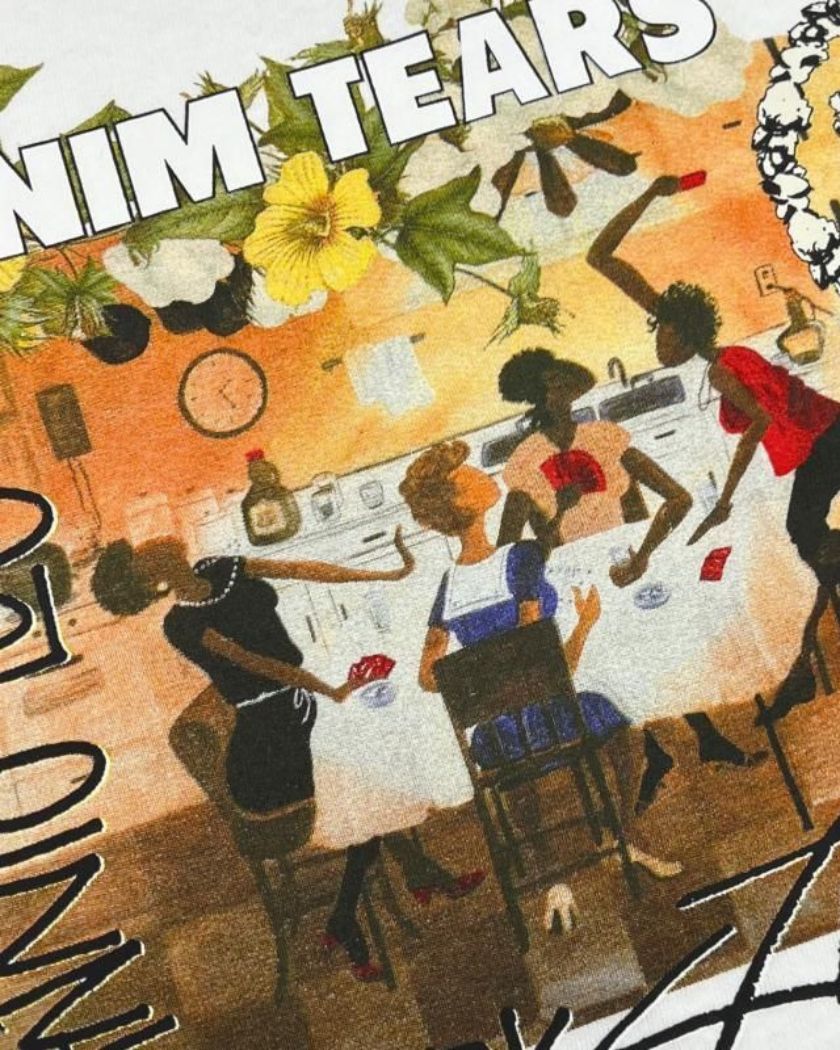 Denim Tears x Stussy Annie Lee Artist Tee White