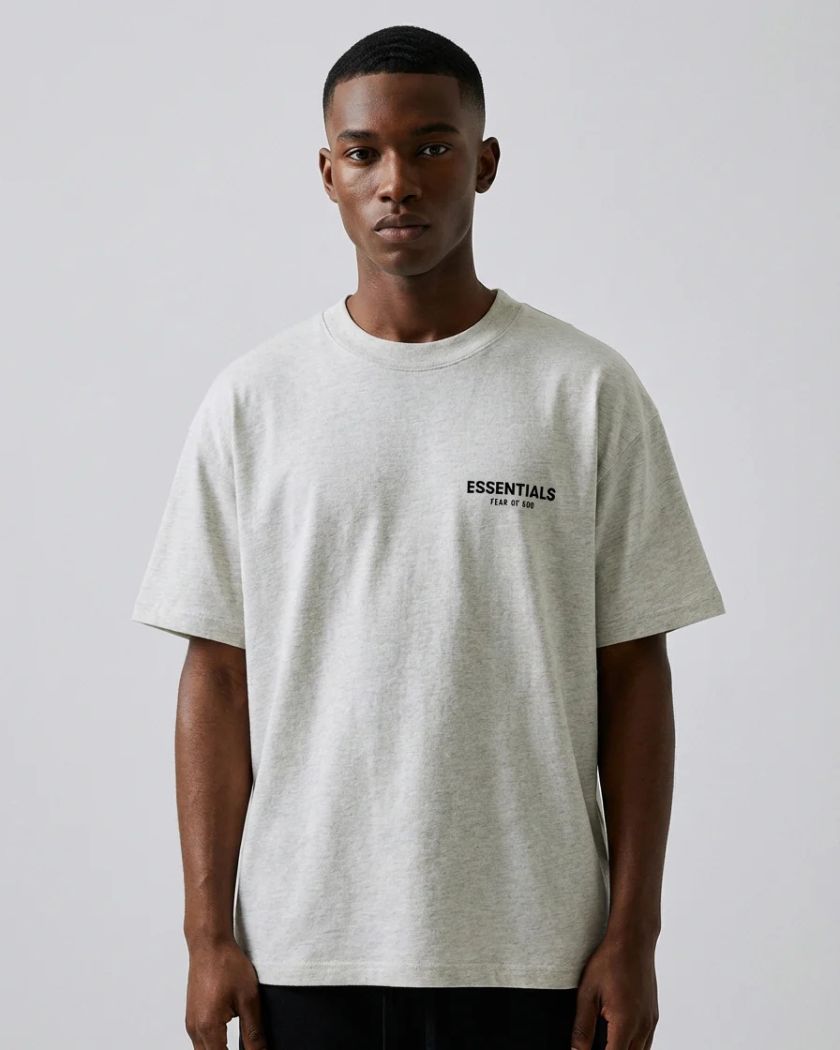 Fear Of God Essentials T-shirt Light Oatmeal
