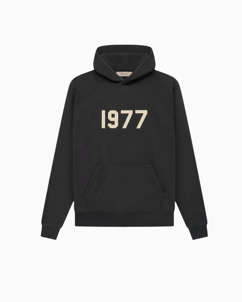 Fear of God Essentials Hoodie 1977 Iron Black 
