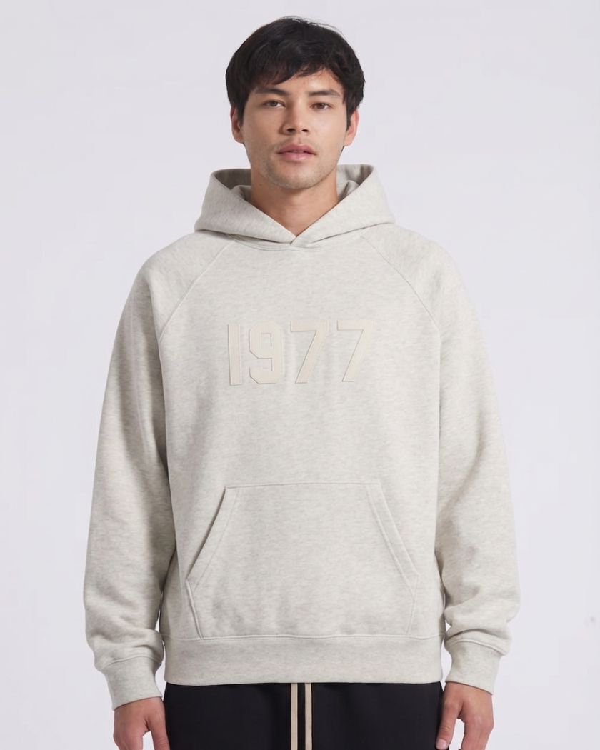 Fear of God Essentials Hoodie 1977 Light Oatmeal