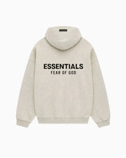 Fear of God Essentials Hoodie Light Oatmeal Kids