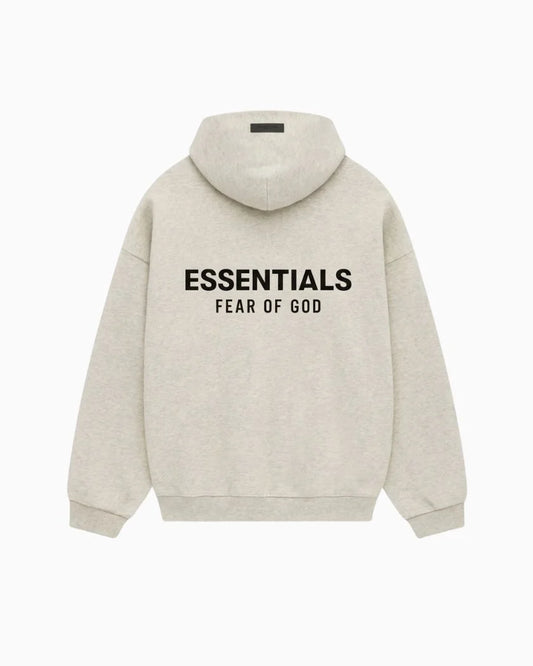 Fear of God Essentials Hoodie Light Oatmeal Kids