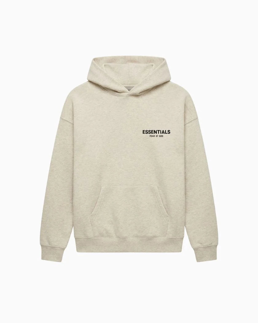 Fear of God Essentials Hoodie Light Oatmeal Kids