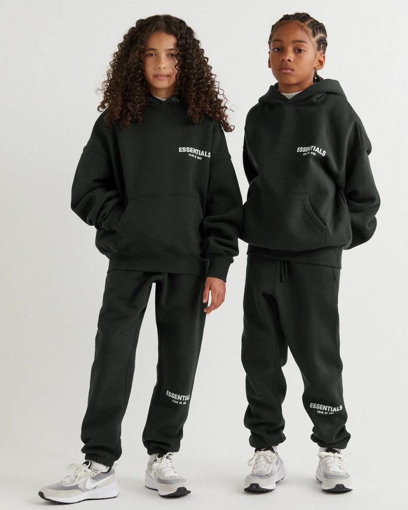 Fear of God Essentials Limo Black Sweatpants Kids