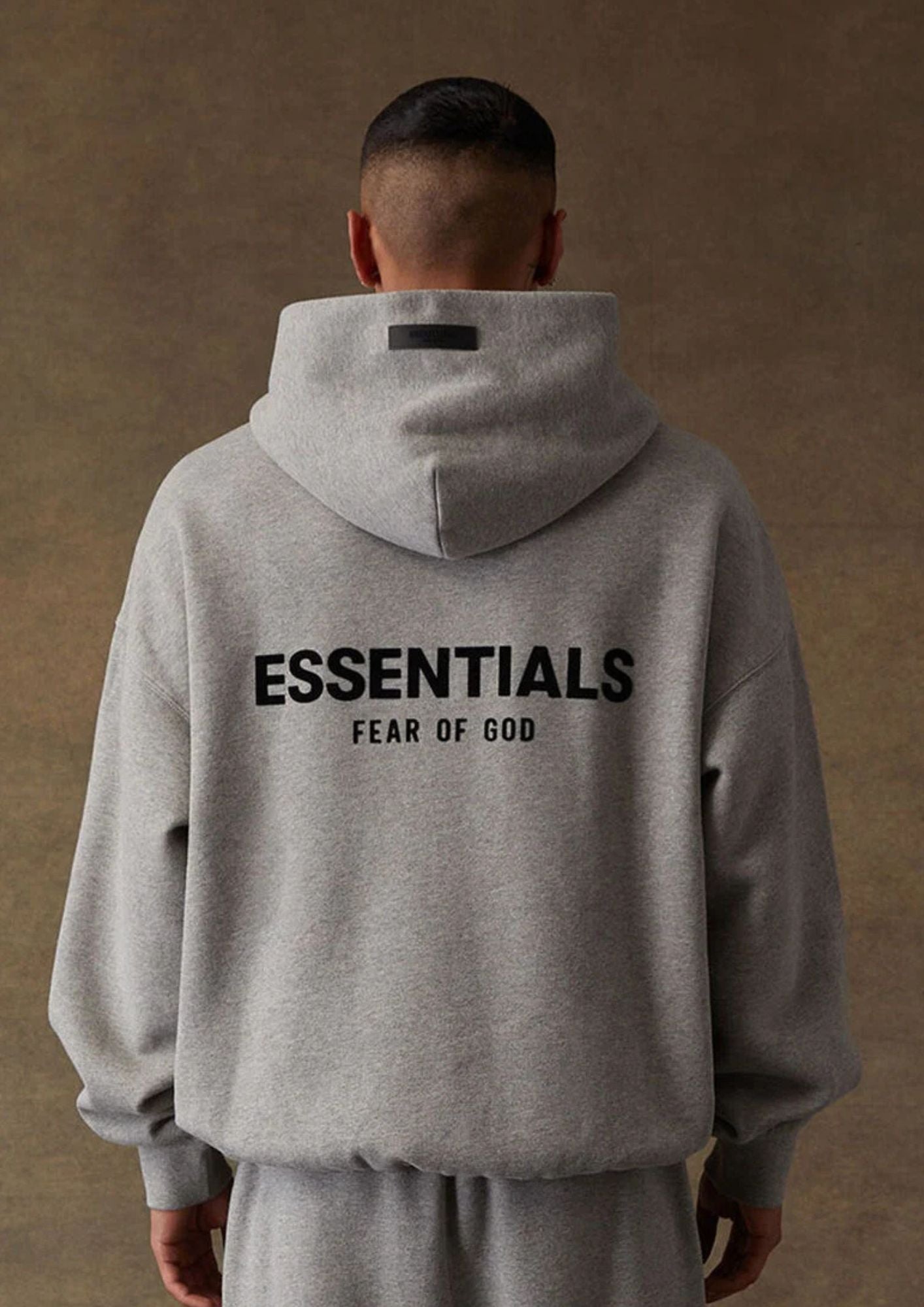 Hoodie Essentials Grey Fear of God