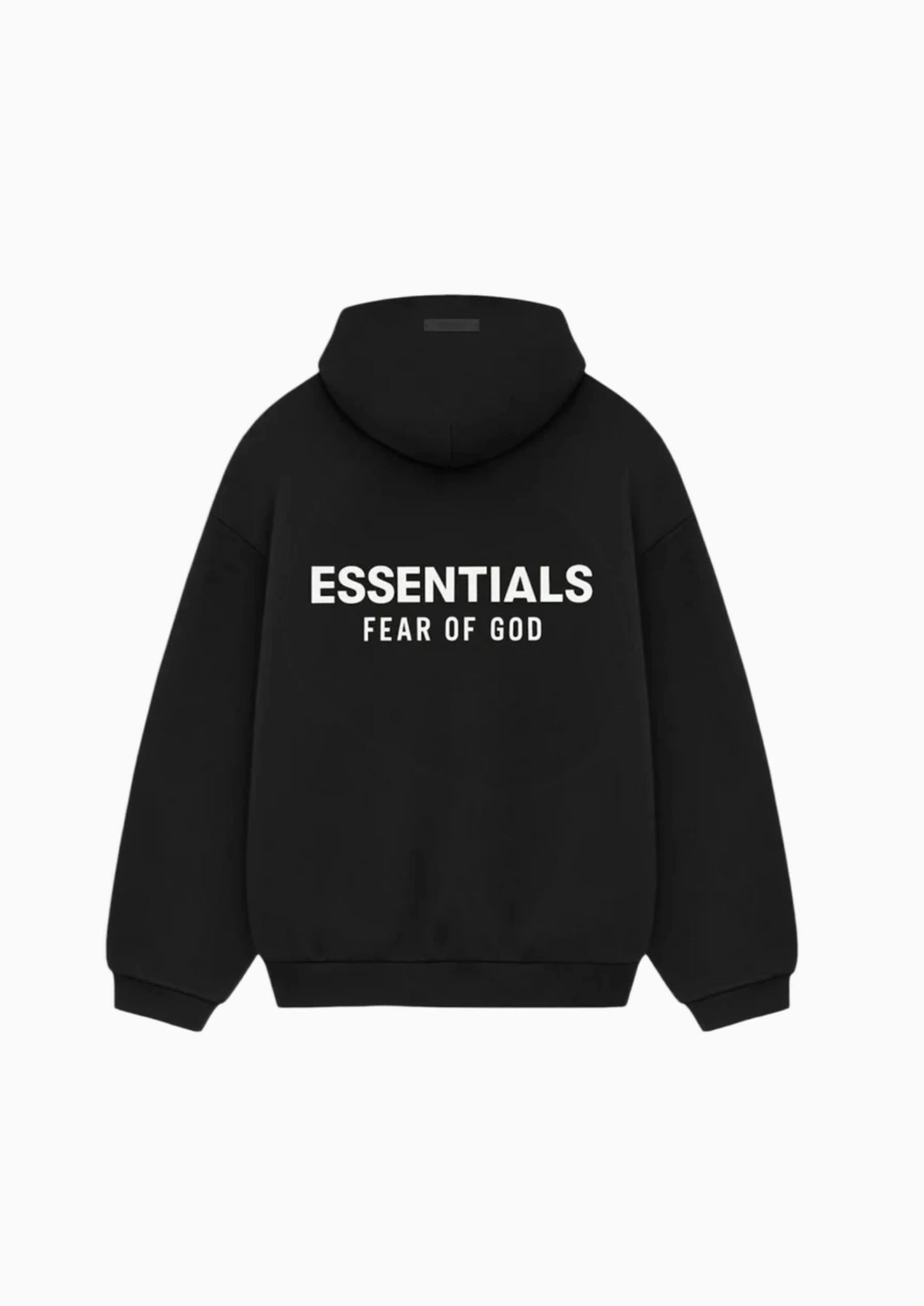 Fear of God Essentials Hoodie Fleece Black (FW24)