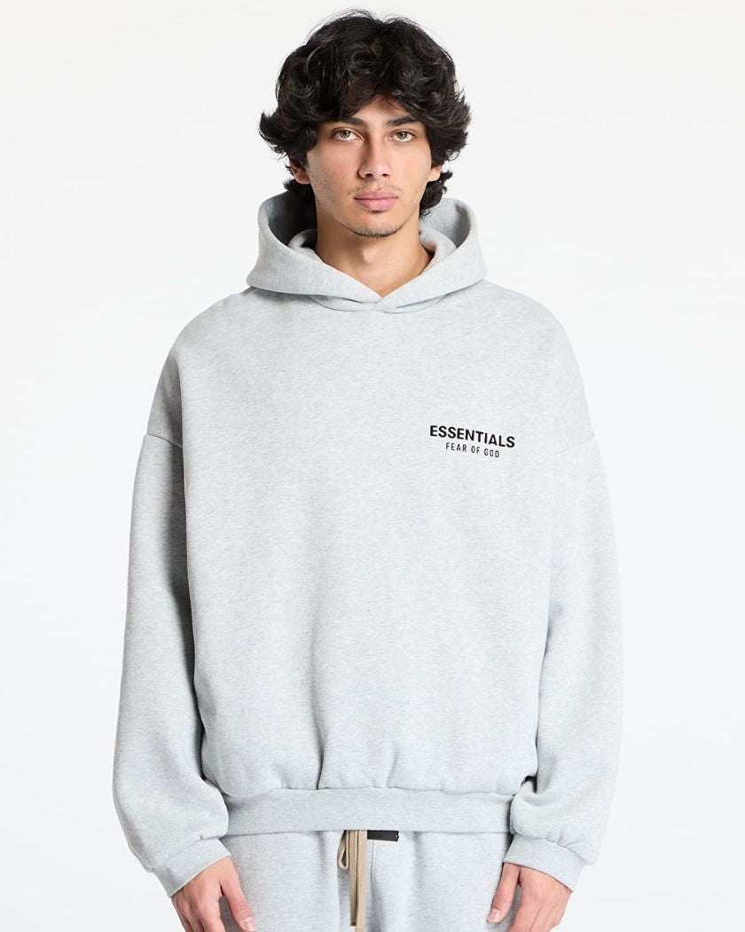 Fear of God Essentials Hoodie Fleece Light Heather Gray