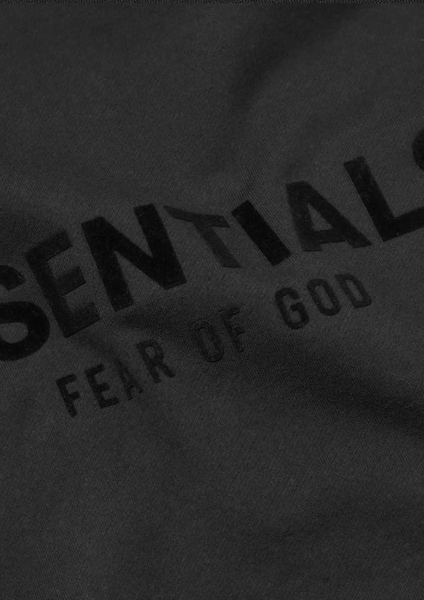 Sudadera negra Essentials Fear Of God