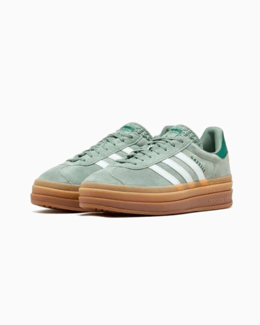 Adidas Gazelle Bold Silver Green