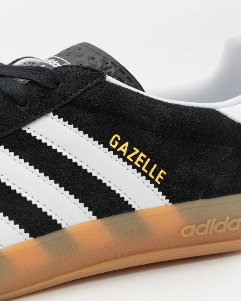 Adidas Gazelle Indoor Black White Gum