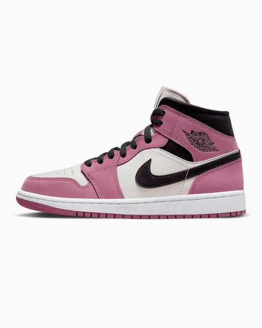 Air Jordan 1 Mid Light  Mulberry