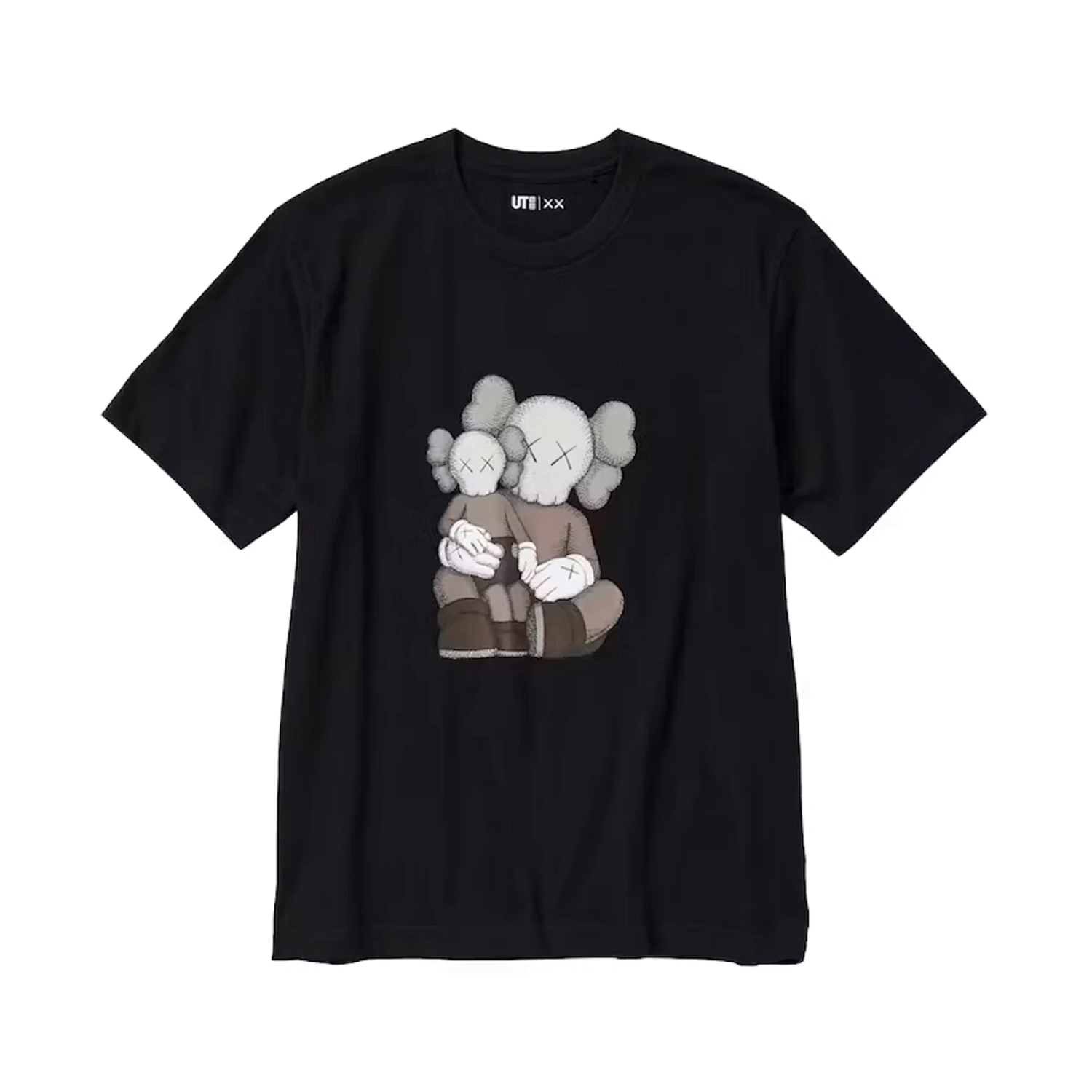 KAWS x UNIQLO UT Short Sleece Tee Black