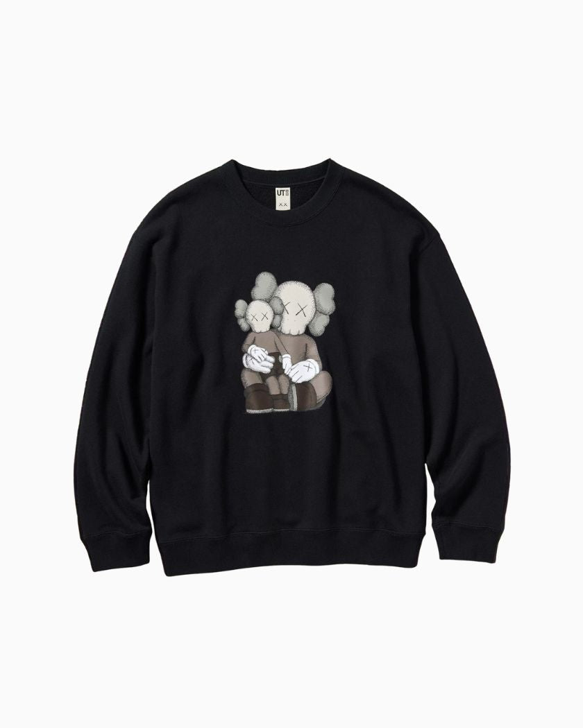 KAWS x UNIQLO Black Hoodie