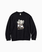 KAWS x UNIQLO Black Hoodie