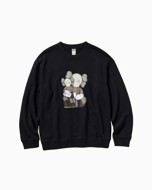 KAWS x UNIQLO Black Hoodie
