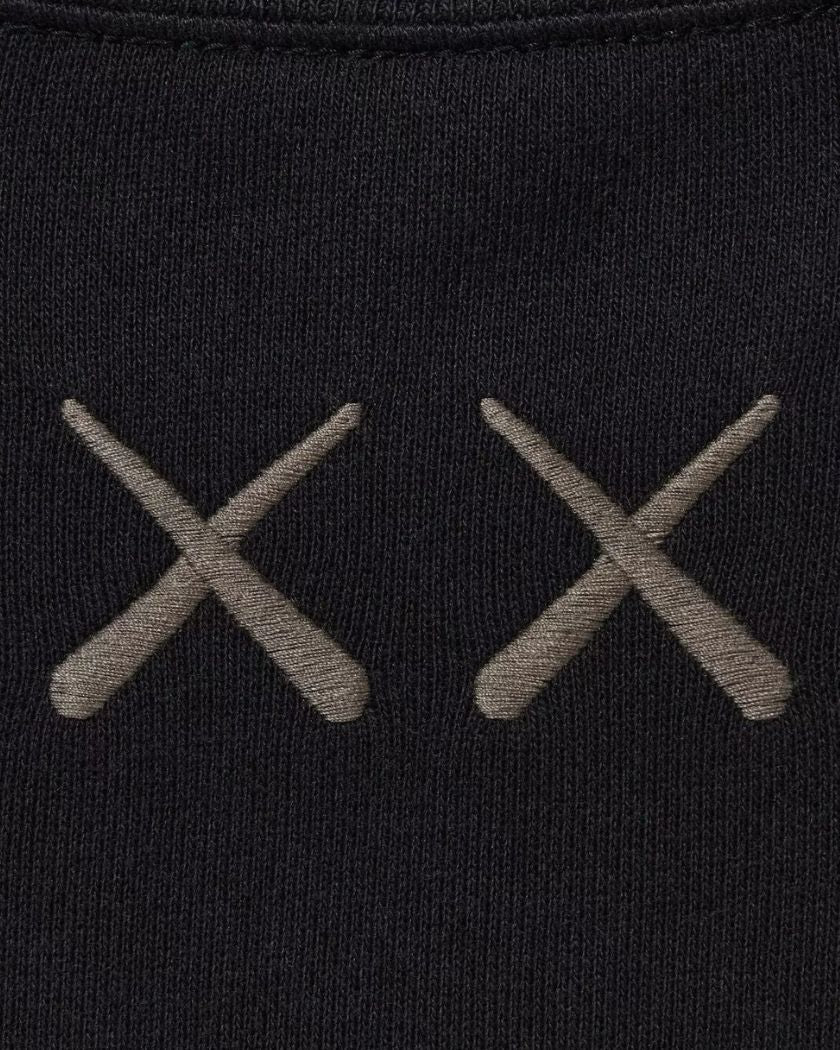 KAWS x UNIQLO Black Hoodie