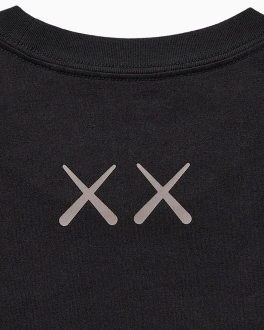 KAWS x UNIQLO UT Short Sleece Tee Black