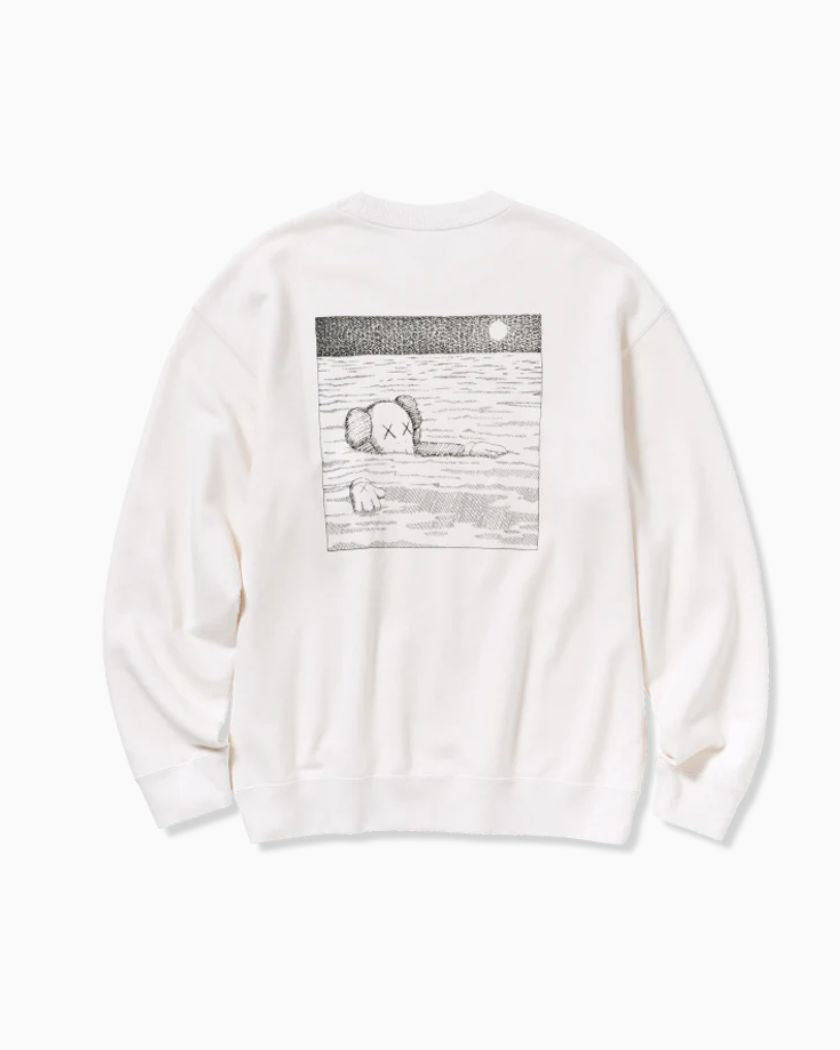KAWS x UNIQLO White Hoodie