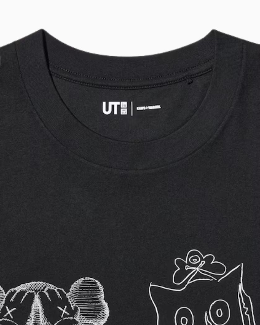 KAWS x Uniqlo Warhol UT Graphic Tee White Black