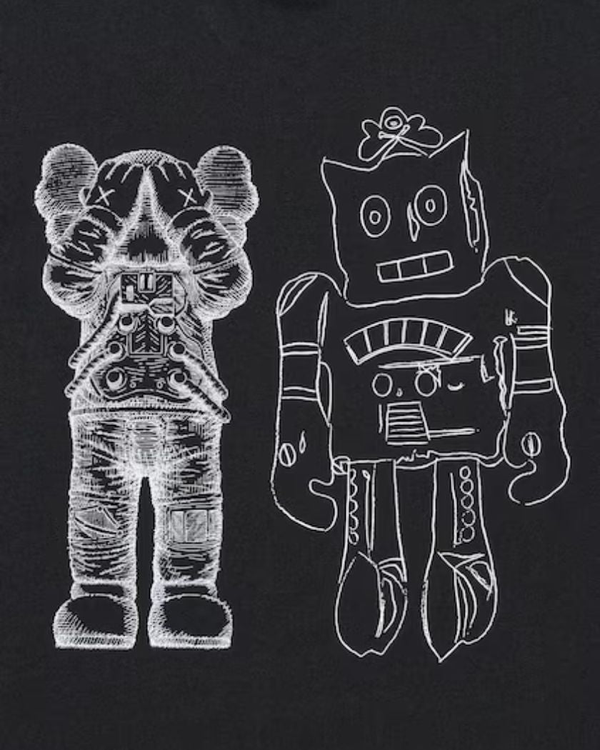 KAWS x Uniqlo Warhol UT Graphic Tee White Black