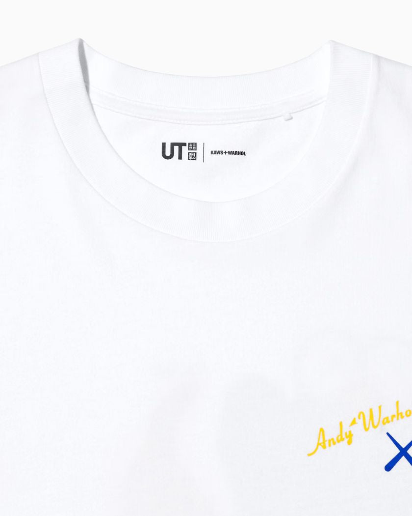 KAWS x Uniqlo Warhol UT Graphic Tee White Blue