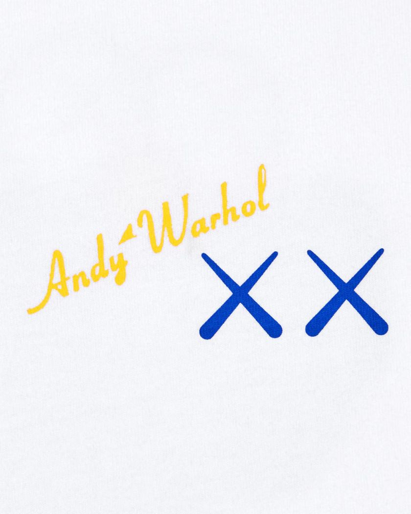 KAWS x Uniqlo Warhol UT Graphic Tee White Blue
