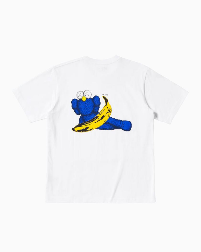 KAWS x Uniqlo Warhol UT Graphic Tee White Blue