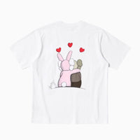 KAWS x Uniqlo Warhol UT Graphic White Pink