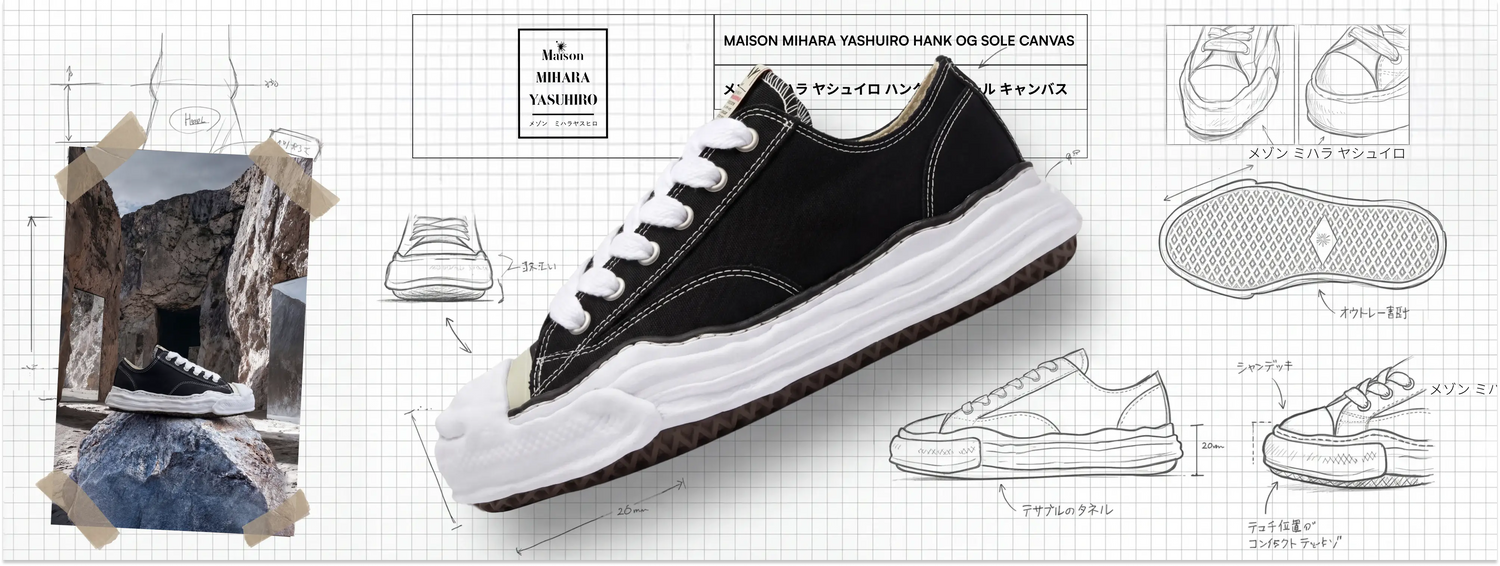 Maison Mihara Yasuhiro Hank OG Sole Canvas Low