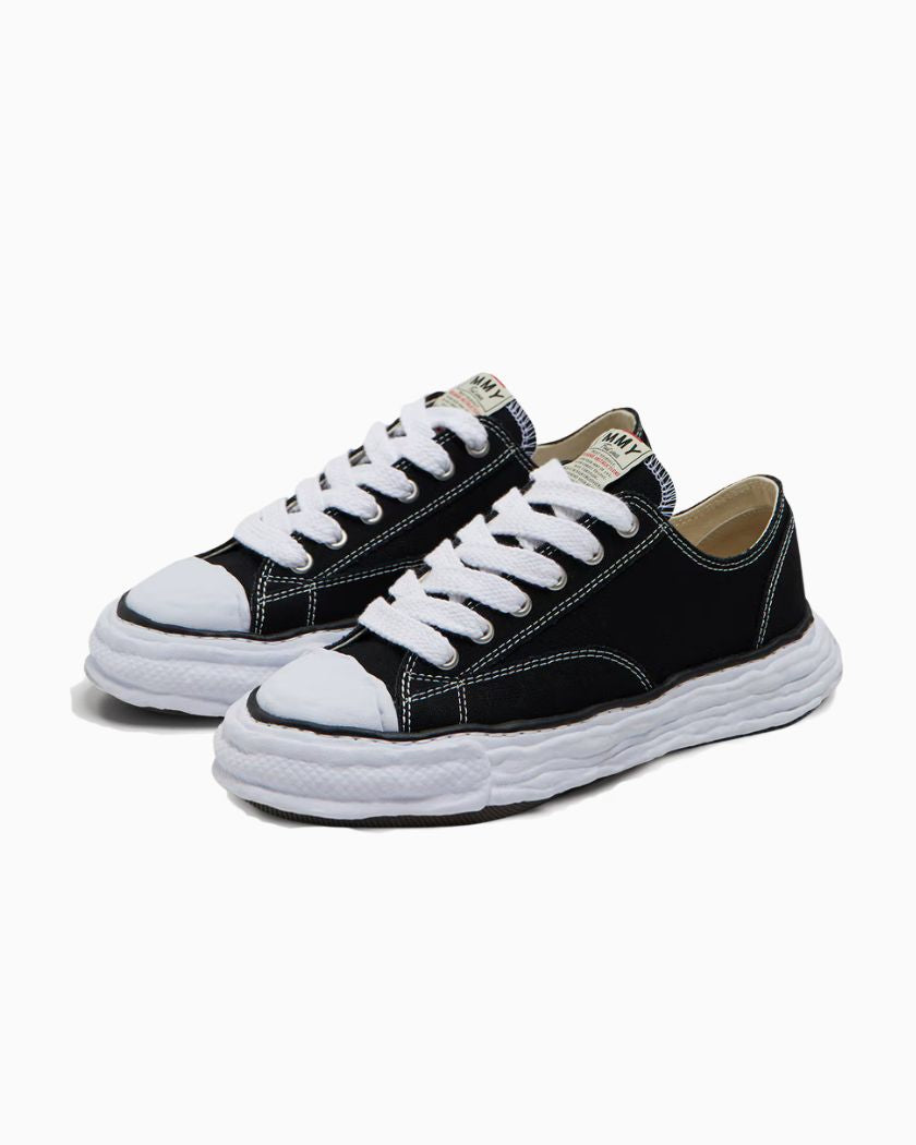 Maison Mihara Yasuhiro Peterson OG Sole Canvas Low Black