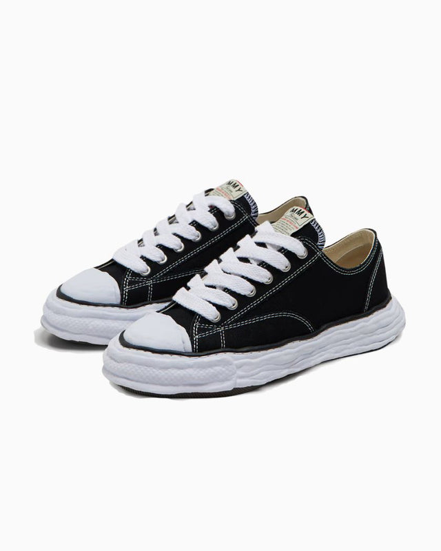 Maison Mihara Yasuhiro Peterson OG Sole Canvas Low Black