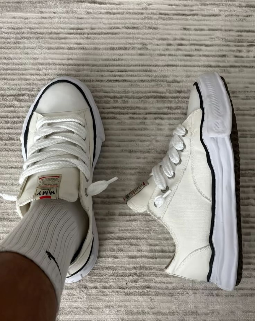 Maison Mihara Yasuhiro Peterson OG Sole Canvas Low White
