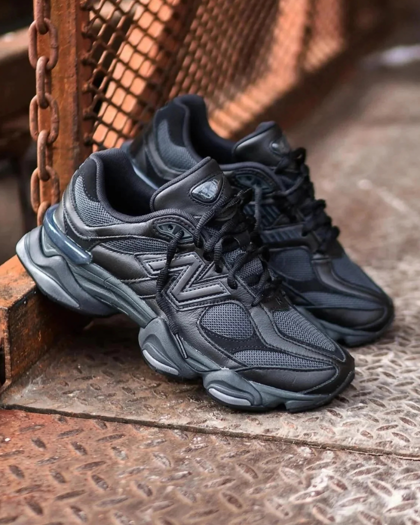 New Balance 9060 Black Leather