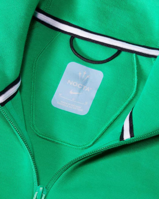 Nike NOCTA Tech Fleece Open Hem Full Zip Stadium Green