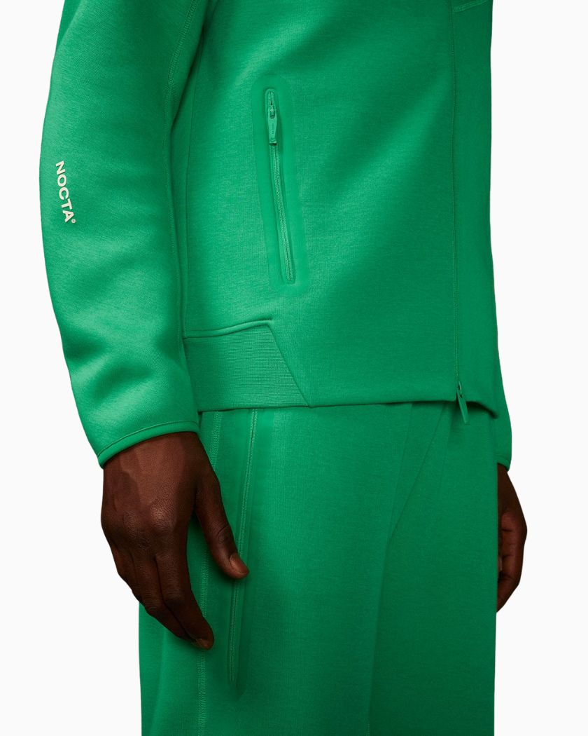 Nike NOCTA Tech Fleece Open Hem Full Zip Stadium Green