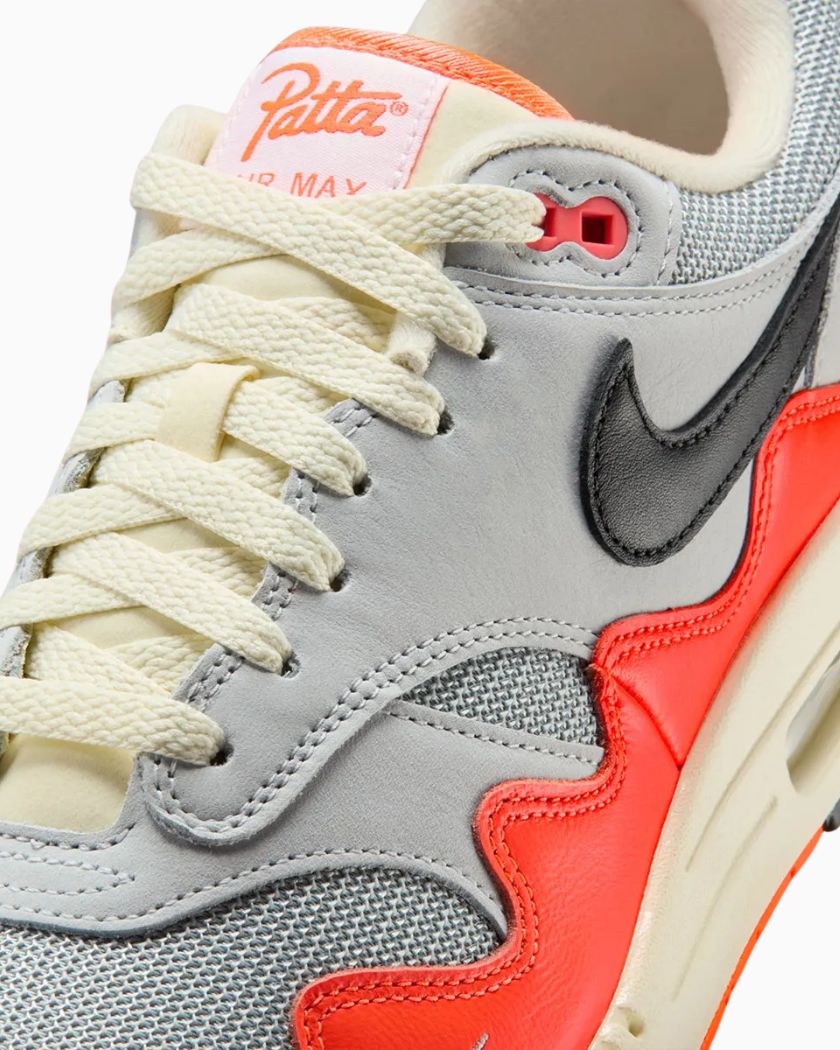 Nike Air Max 1 Patta Waves Hyper Crimson Pure Platinum