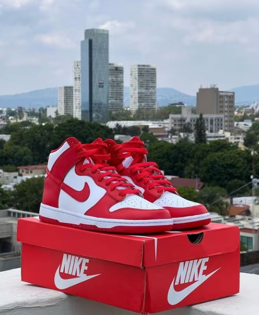 Nike Dunk High Championship White Red