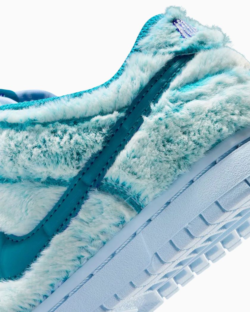 Nike dunk low con pelo