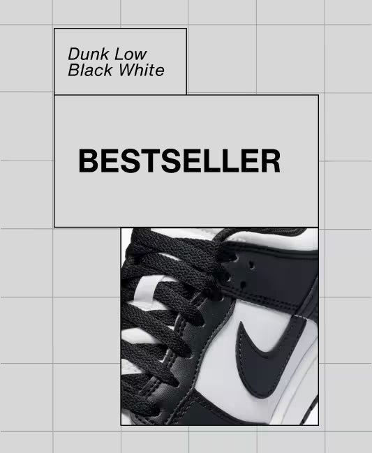 Nike Dunk Low Black White Panda