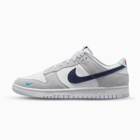 Nike Dunk Low White Grey Mini Swoosh