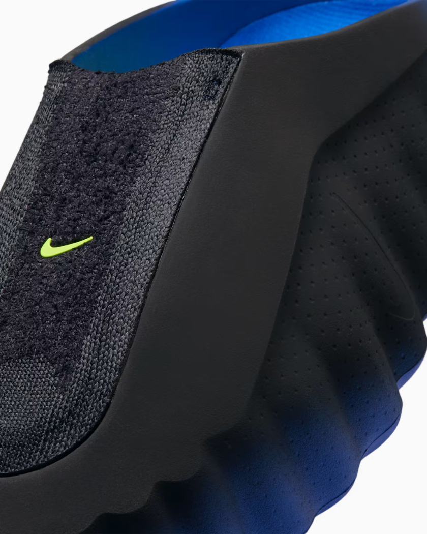 Nike Mind 001 Flyknit Slide Hyper Royal Black