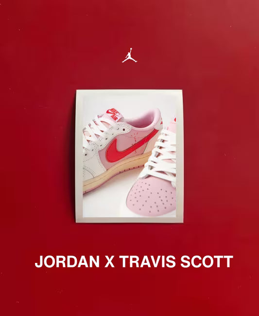 Air Jordan 1 Retro Low OG SP Travis Scott Sail Tropical Pink