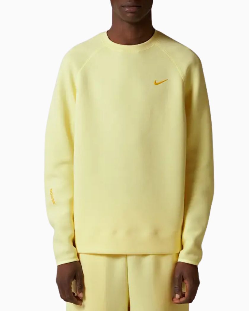 Nike x Nocta Tech Fleece Sweatshirt Citron Tint Vivid Sulfur