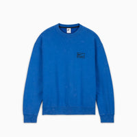 Nike x Stussy Acid Wash Crew Fleece Blue