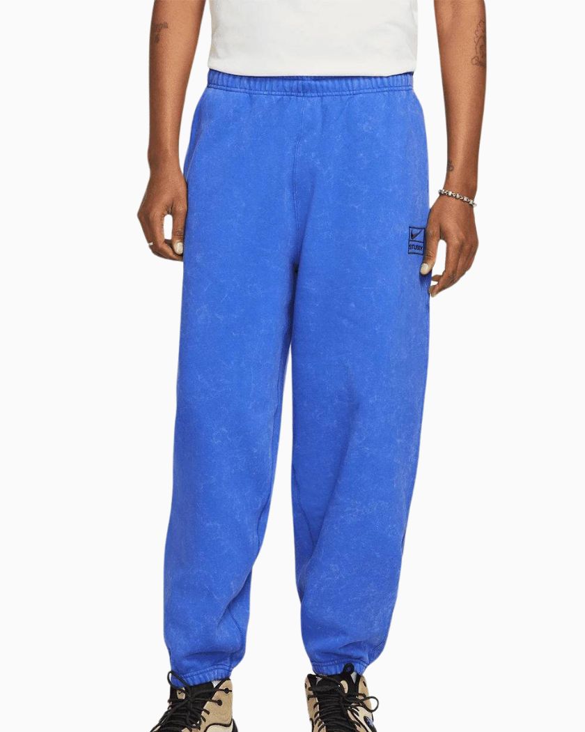 Nike x Stussy Acid Wash Sweatpants Blue
